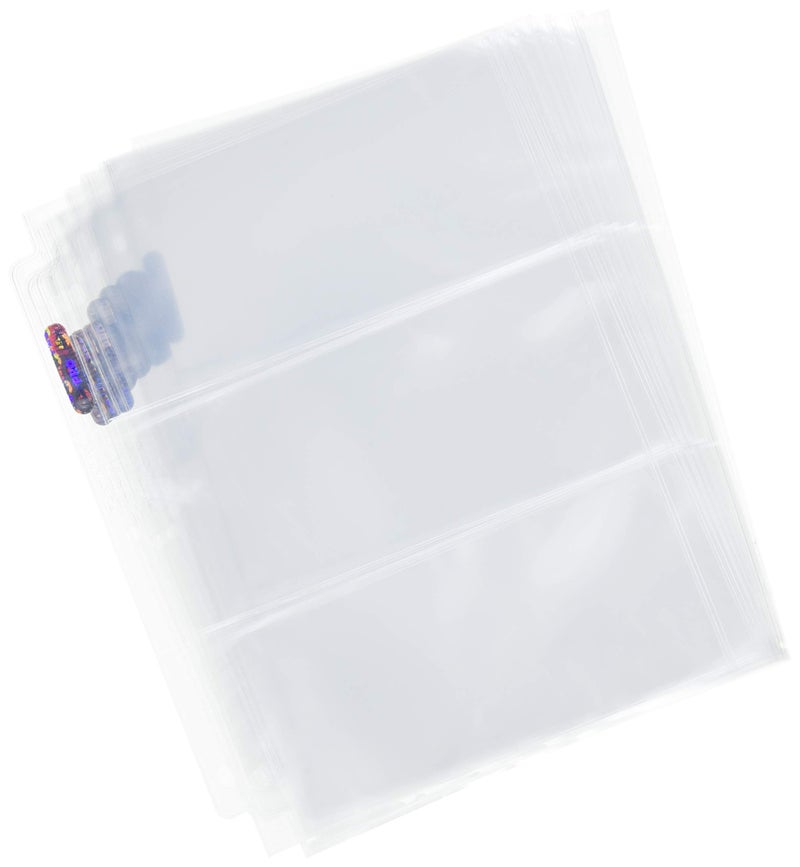 Ultra Pro 3-Pocket Platinum Page with 3-1/2" X 7-1/2" Pockets 100 ct. - Image 2